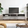 TV staliukas Televizoriaus spintelė, pilka ąžuolo, 150x30x44,5cm, mediena