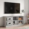 TV staliukas Televizoriaus spintelė, pilka ąžuolo, 102x35,5x47,5cm, mediena