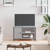 TV staliukas Televizoriaus spintelė, pilka ąžuolo, 80x40x50cm, mediena