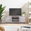 TV staliukas Televizoriaus spintelė, pilka ąžuolo, 102x30x37,5cm, mediena