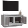 TV staliukas Televizoriaus spintelė, pilka ąžuolo, 80x35x45cm, mediena