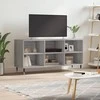 TV staliukas Televizoriaus spintelė, pilka ąžuolo, 103,5x30x50cm, mediena