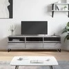 TV staliukas Televizoriaus spintelė, pilka ąžuolo, 150x30x44,5cm, mediena