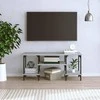 TV staliukas Televizoriaus spintelė, pilka ąžuolo, 102x35x45,5cm, mediena