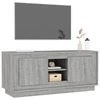 TV staliukas Televizoriaus spintelė, pilka ąžuolo, 102x35x45cm, mediena