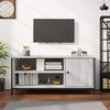 TV staliukas Televizoriaus spintelė, pilka ąžuolo, 100x40x45cm, mediena