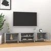 TV staliukas Televizoriaus spintelė, pilka ąžuolo, 180x31,5x40cm, mediena