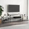 TV staliukas Televizoriaus spintelė, pilka ąžuolo, 197x35x52cm, mediena