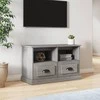 TV staliukas Televizoriaus spintelė, pilka ąžuolo, 80x35x50cm, mediena
