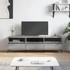 TV staliukas Televizoriaus spintelė, pilka ąžuolo, 150x30x44,5cm, mediena