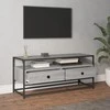 TV staliukas Televizoriaus spintelė, pilka ąžuolo, 100x35x45cm, mediena