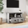 TV staliukas Televizoriaus spintelė, pilka ąžuolo, 80x35x50cm, mediena