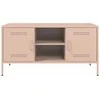 TV staliukas Televizoriaus spintelė, rožinė, 100,5x39x50,5cm, plienas