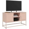 TV staliukas Televizoriaus spintelė, rožinė, 100,5x39x60,5cm, plienas