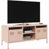 TV staliukas Televizoriaus spintelė, rožinė, 101,5x39x43,5cm, plienas