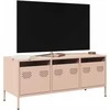 TV staliukas Televizoriaus spintelė, rožinė, 101,5x39x43,5cm, plienas