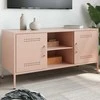 TV staliukas Televizoriaus spintelė, rožinė, 100,5x39x50,5cm, plienas