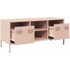 TV staliukas Televizoriaus spintelė, rožinė, 101,5x39x43,5cm, plienas