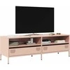 TV staliukas Televizoriaus spintelė, rožinė, 135x39x43,5cm, plienas