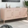 TV staliukas Televizoriaus spintelė, rožinė, 100,5x39x50,5cm, plienas