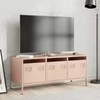 TV staliukas Televizoriaus spintelė, rožinė, 101,5x39x43,5cm, plienas