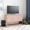 TV staliukas Televizoriaus spintelė, rožinė, 100,5x39x60,5cm, plienas