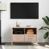 TV staliukas Televizoriaus spintelė, rožinės spalvos, 68x39x50,5cm, plienas