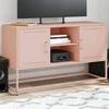 TV staliukas Televizoriaus spintelė, rožinė, 100,5x39x60,5cm, plienas