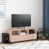 TV staliukas Televizoriaus spintelė, rožinė, 100,5x39x43,5cm, plienas