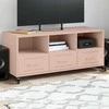 TV staliukas Televizoriaus spintelė, rožinė, 100,5x39x43,5cm, plienas