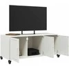 TV staliukas Televizoriaus spintelė, balta, 100,5x39x43,5cm, plienas