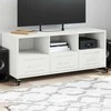 TV staliukas Televizoriaus spintelė, balta, 100,5x39x43,5cm, plienas