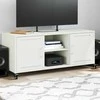 TV staliukas Televizoriaus spintelė, balta, 100,5x39x43,5cm, plienas