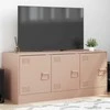 TV staliukas Televizoriaus spintelė, rožinės spalvos, 99x39x44cm, plienas