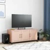 TV staliukas Televizoriaus spintelė, rožinė, 100,5x39x43,5cm, plienas