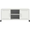 TV staliukas Televizoriaus spintelė, balta, 100,5x39x43,5cm, plienas