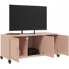 TV staliukas Televizoriaus spintelė, rožinė, 100,5x39x43,5cm, plienas