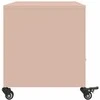 TV staliukas Televizoriaus spintelė, rožinės spalvos, 68x39x43,5cm, plienas