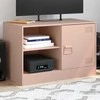 TV staliukas Televizoriaus spintelė, rožinės spalvos, 67x39x44cm, plienas