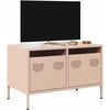 TV staliukas Televizoriaus spintelė, rožinės, 68x39x43,5cm, plienas