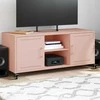 TV staliukas Televizoriaus spintelė, rožinė, 100,5x39x43,5cm, plienas