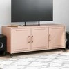 TV staliukas Televizoriaus spintelė, rožinė, 100,5x39x43,5cm, plienas