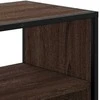TV staliukas Televizoriaus spintelė, ruda, 80x31x39,5cm, mediena/metalas
