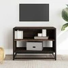 TV staliukas Televizoriaus spintelė, ruda, 61x40x46cm, mediena ir metalas