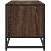 TV staliukas Televizoriaus spintelė, ruda, 80x34,5x40cm, mediena ir metalas