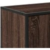 TV staliukas Televizoriaus spintelė, ruda, 100x35x41cm, mediena ir metalas