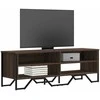 TV staliukas Televizoriaus spintelė, ruda ąžuolo, 122x34x41cm, mediena