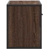TV staliukas Televizoriaus spintelė, ruda, 60x31x39,5cm, mediena/metalas