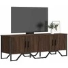 TV staliukas Televizoriaus spintelė, ruda ąžuolo, 122x34x41cm, mediena