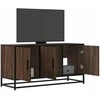 TV staliukas Televizoriaus spintelė, ruda, 100x35x50cm, mediena ir metalas